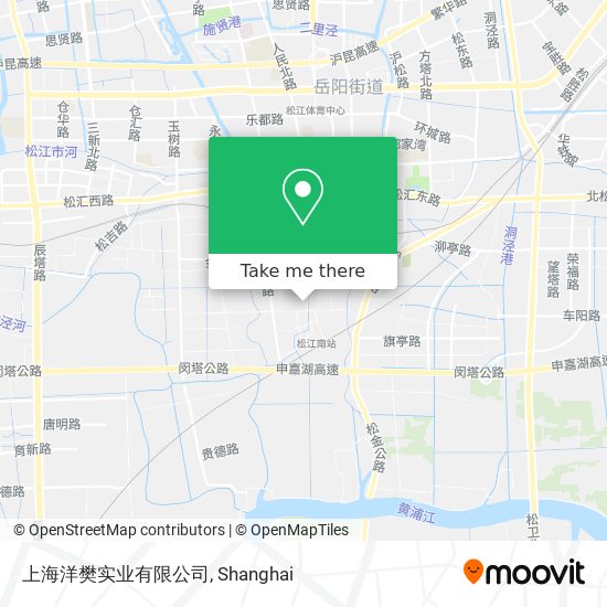 上海洋樊实业有限公司 map