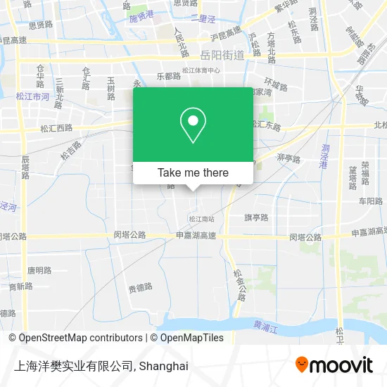 上海洋樊实业有限公司 map