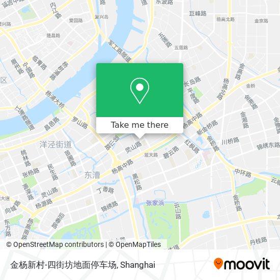 金杨新村-四街坊地面停车场 map