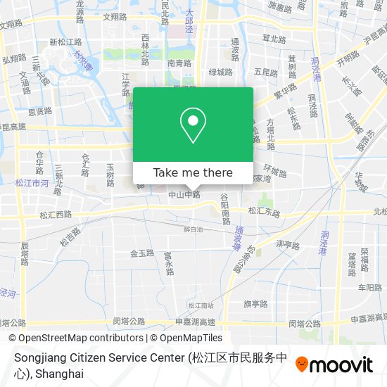 Songjiang Citizen Service Center (松江区市民服务中心) map