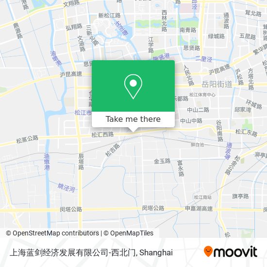 上海蓝剑经济发展有限公司-西北门 map