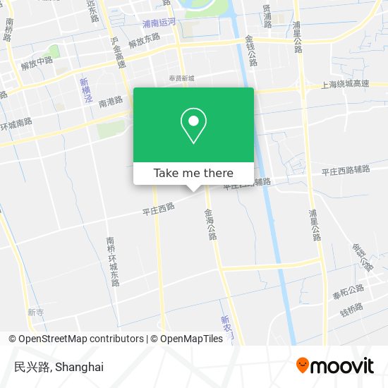 民兴路 map