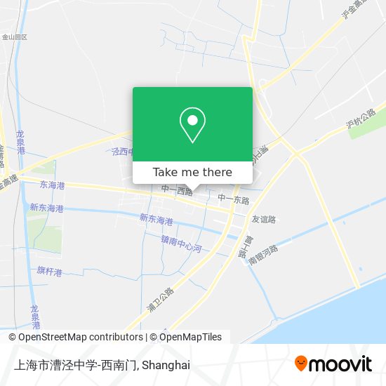 上海市漕泾中学-西南门 map