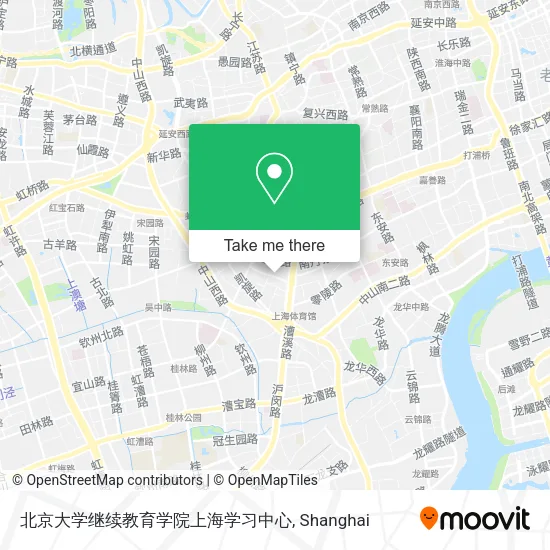 北京大学继续教育学院上海学习中心 map