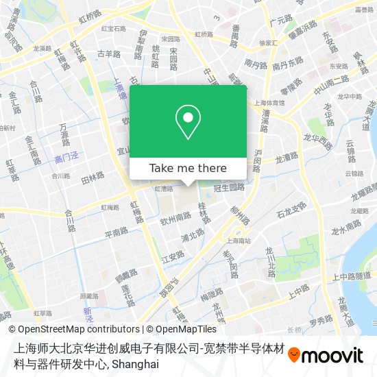 上海师大北京华进创威电子有限公司-宽禁带半导体材料与器件研发中心 map