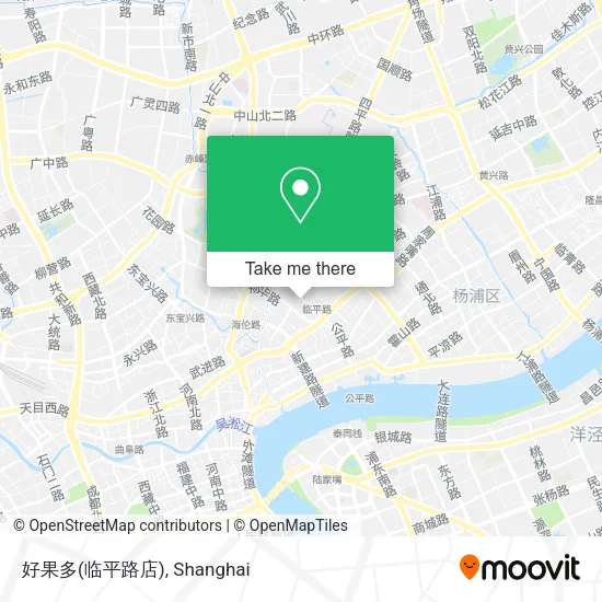 好果多(临平路店) map
