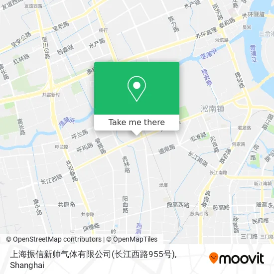 上海振信新帅气体有限公司(长江西路955号) map