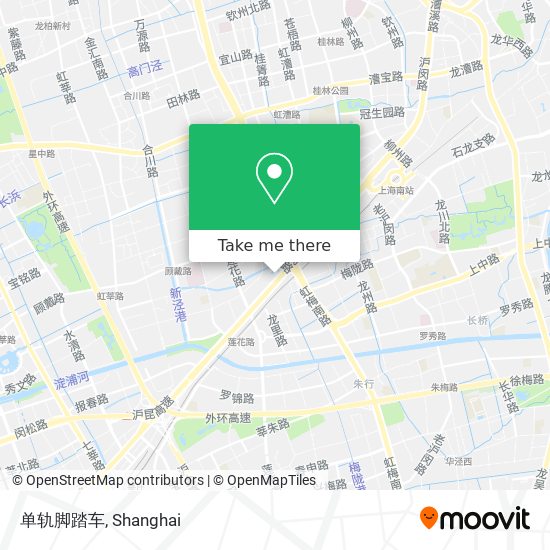 单轨脚踏车 map