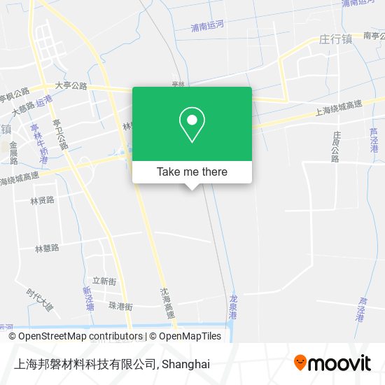 上海邦磐材料科技有限公司 map