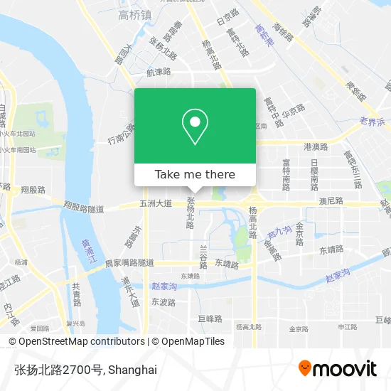 张扬北路2700号 map