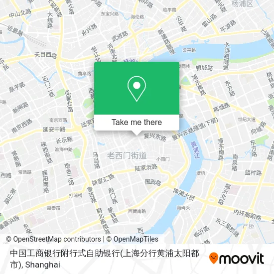 中国工商银行附行式自助银行(上海分行黄浦太阳都市) map