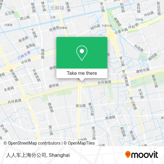人人车上海分公司 map