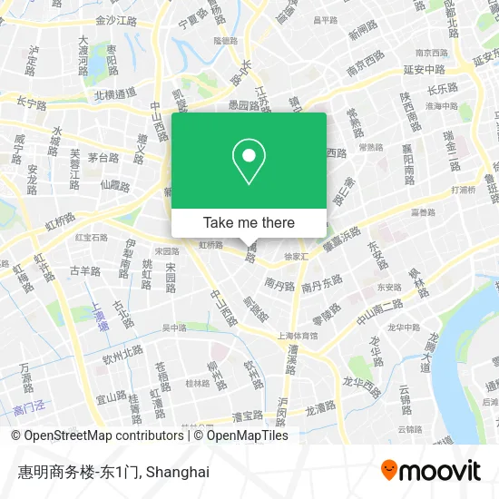惠明商务楼-东1门 map