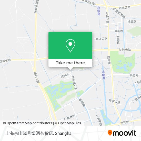 上海佘山晓月烟酒杂货店 map