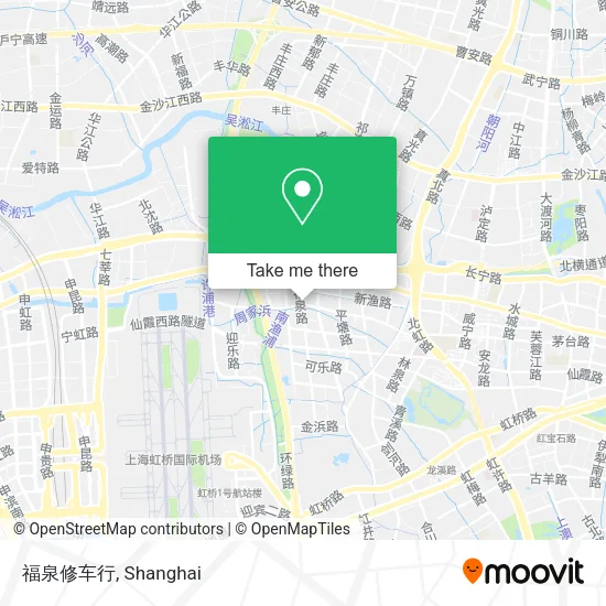 福泉修车行 map