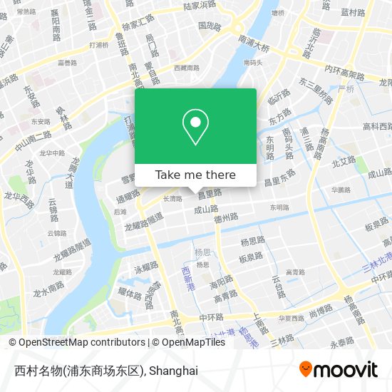 西村名物(浦东商场东区) map