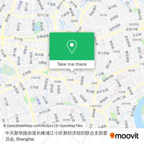 中共新华路街道长峰浦江小区新经济组织联合支部委员会 map