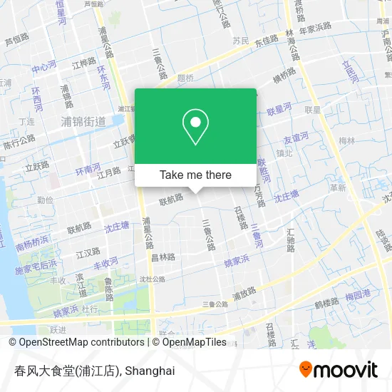 春风大食堂(浦江店) map