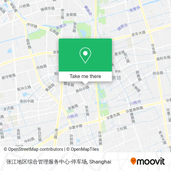 张江地区综合管理服务中心-停车场 map