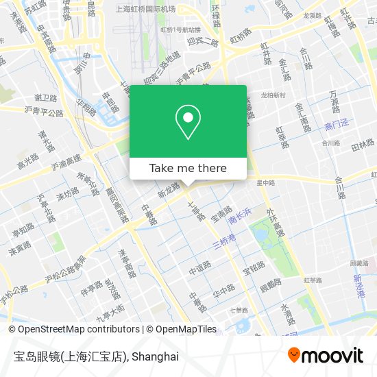 宝岛眼镜(上海汇宝店) map