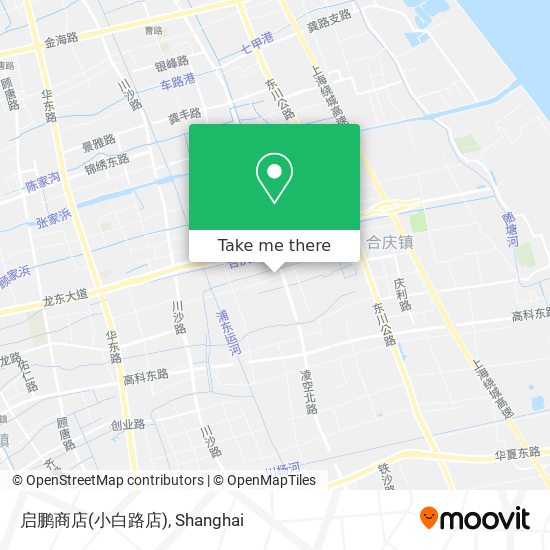 启鹏商店(小白路店) map
