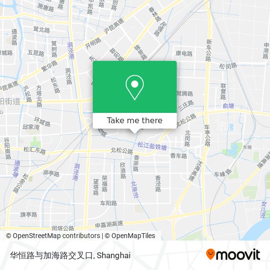 华恒路与加海路交叉口 map