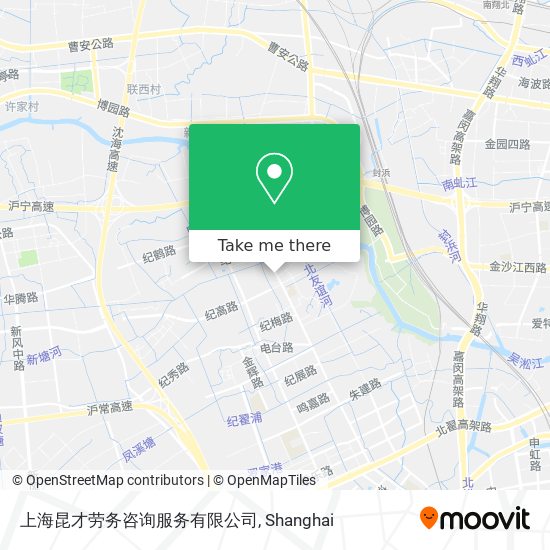 上海昆才劳务咨询服务有限公司 map