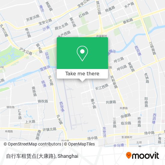 自行车租赁点(大康路) map