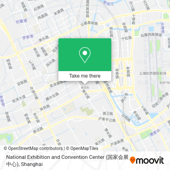 National Exhibition and Convention Center (国家会展中心) map
