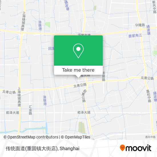 传统面道(重固镇大街店) map