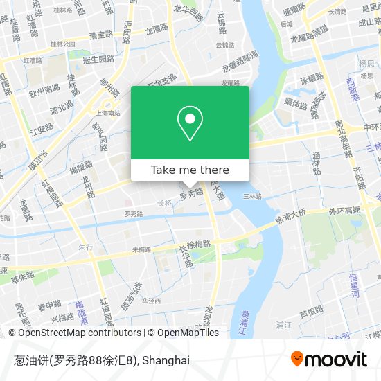 葱油饼(罗秀路88徐汇8) map