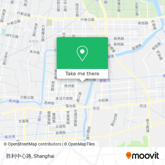 胜利中心路 map