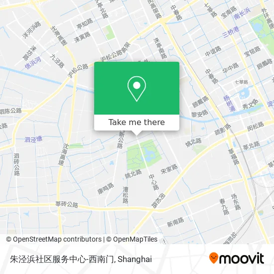 朱泾浜社区服务中心-西南门 map