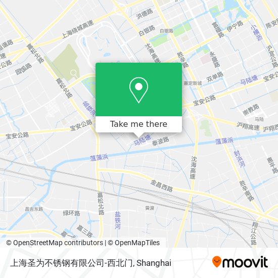 上海圣为不锈钢有限公司-西北门 map