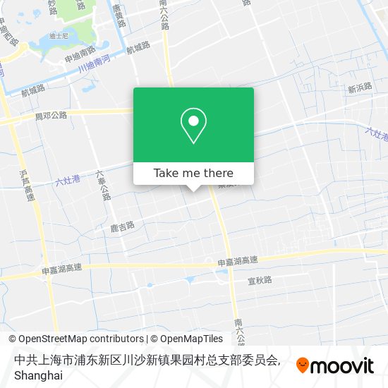 中共上海市浦东新区川沙新镇果园村总支部委员会 map