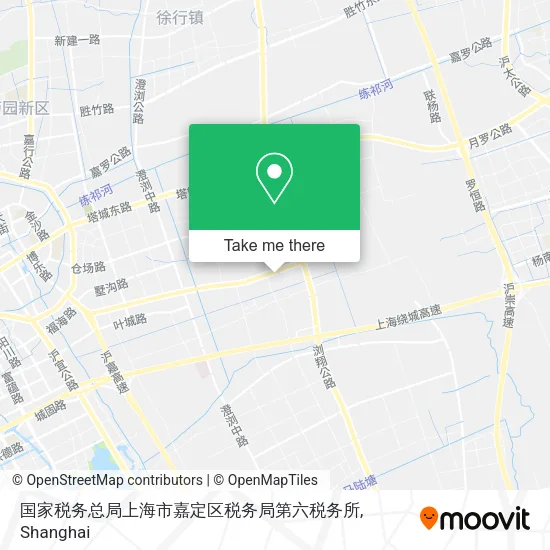 国家税务总局上海市嘉定区税务局第六税务所 map