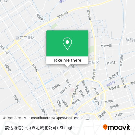 韵达速递(上海嘉定城北公司) map