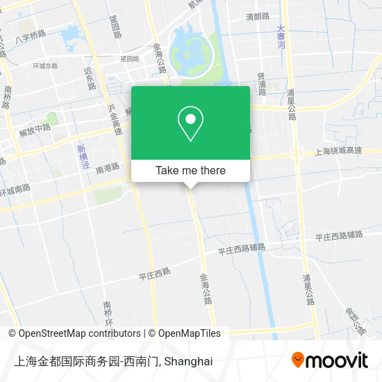 上海金都国际商务园-西南门 map