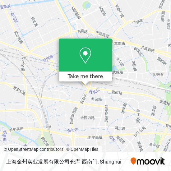 上海金州实业发展有限公司仓库-西南门 map