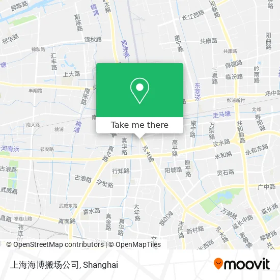 上海海博搬场公司 map