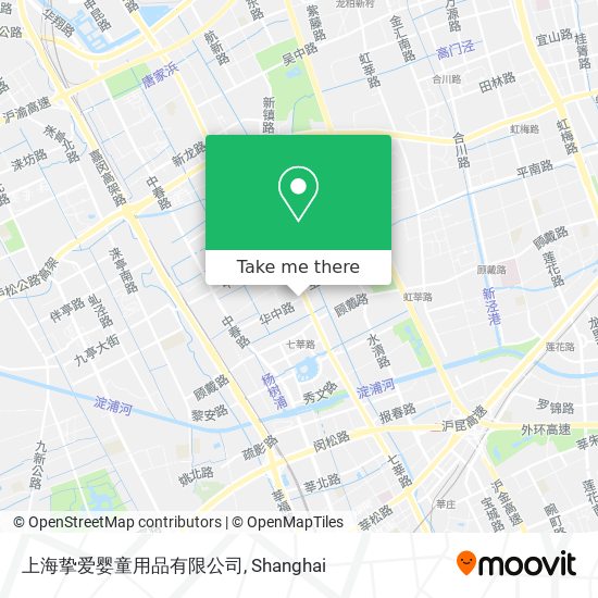上海挚爱婴童用品有限公司 map
