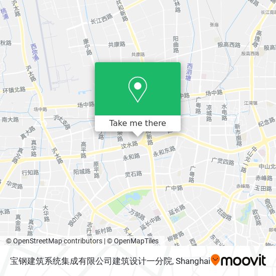 宝钢建筑系统集成有限公司建筑设计一分院 map