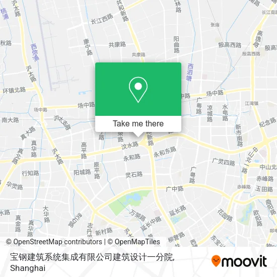 宝钢建筑系统集成有限公司建筑设计一分院 map
