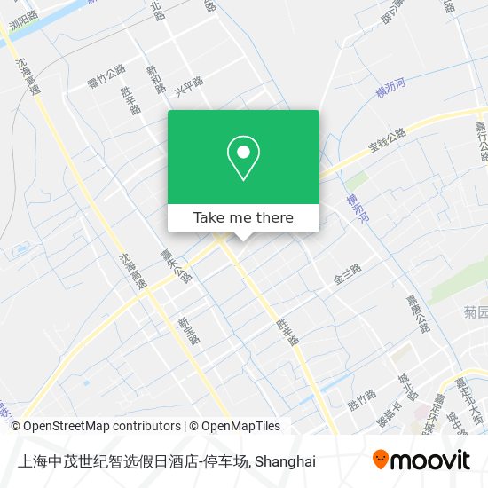 上海中茂世纪智选假日酒店-停车场 map