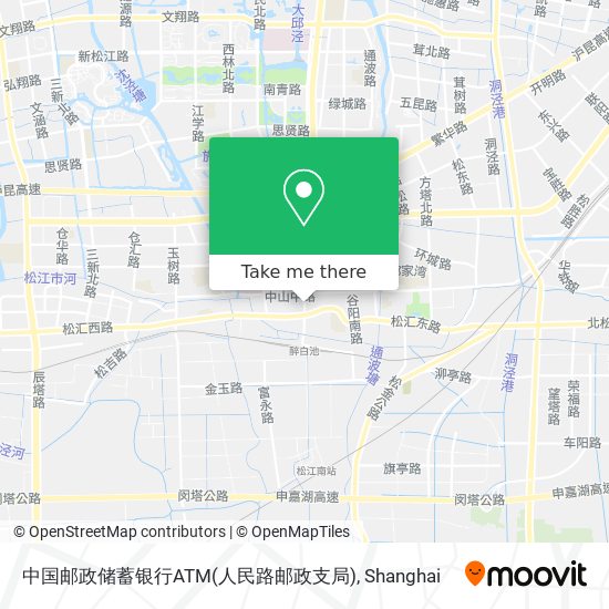 中国邮政储蓄银行ATM(人民路邮政支局) map