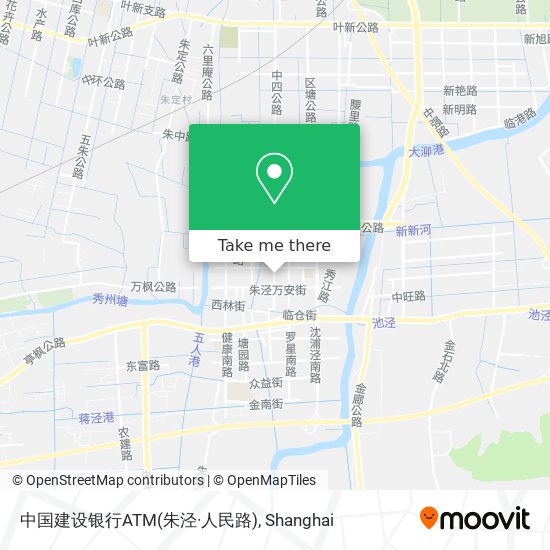 中国建设银行ATM(朱泾·人民路) map