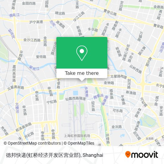 德邦快递(虹桥经济开发区营业部) map