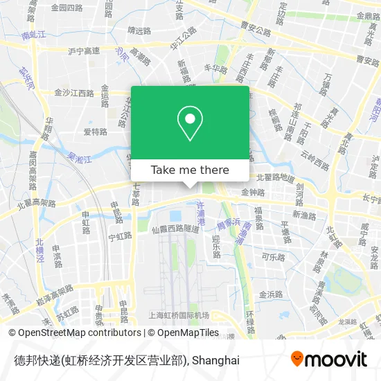 德邦快递(虹桥经济开发区营业部) map