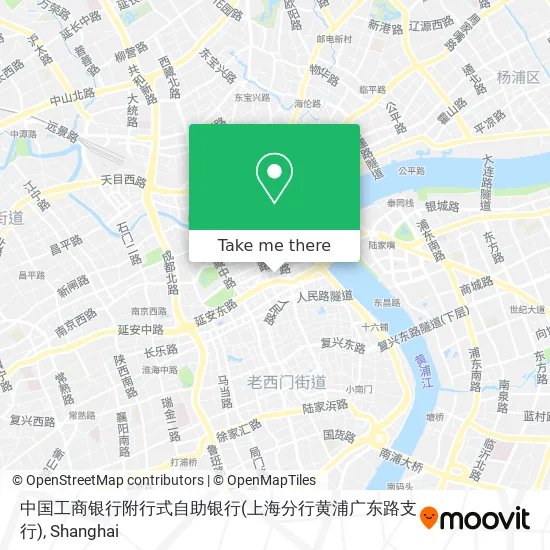 中国工商银行附行式自助银行(上海分行黄浦广东路支行) map