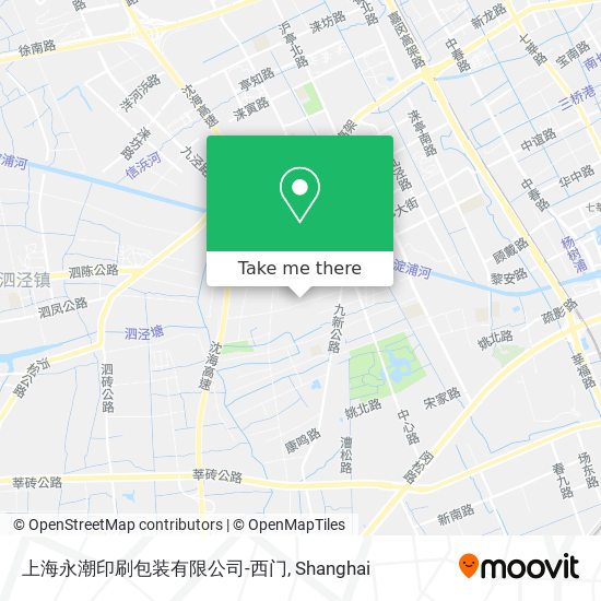 上海永潮印刷包装有限公司-西门 map